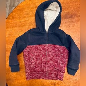 The‎ Children's Place 2T Hoodie Jacket Full Zip Sherpa Lined Toddler